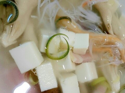 カニ入り中華スープ